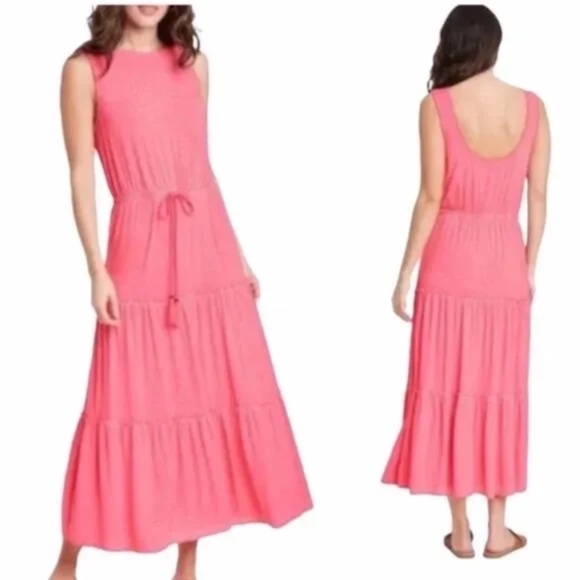 Knox Rose Pink Sleeveless Maxi Dress - Picture 1 of 6